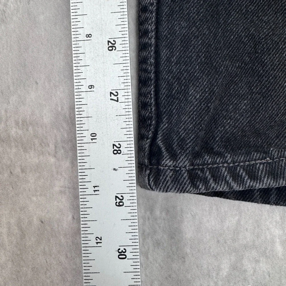Vintage Levis 505 Jeans‎ 34x30 (33x30) Black Straight Leg USA Denim Distressed
